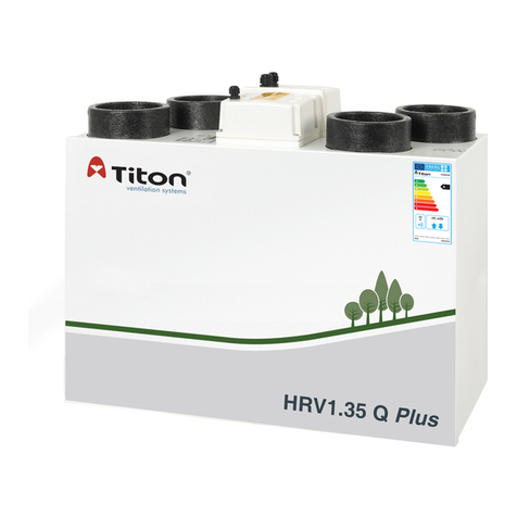 Titon HRV1.25 Q Plus ECO Warnings and safety instructions Titon HRV1.25 Q Plus ECO Warnings and safety instructions