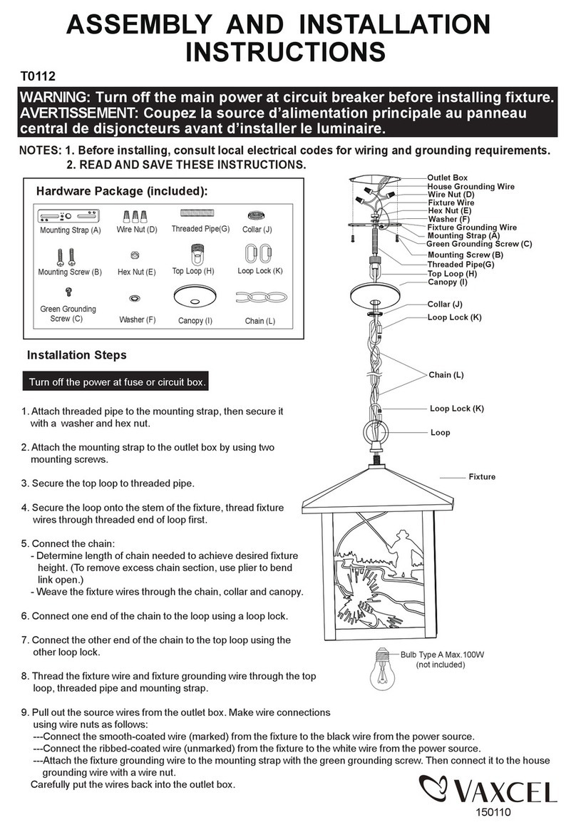 Vaxcel T0112 User manual