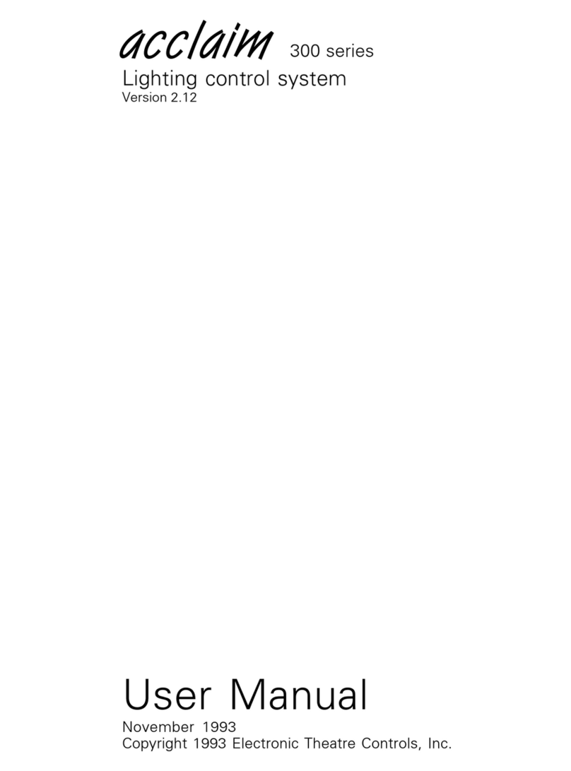 Acclaim Lighting 300 series user manual