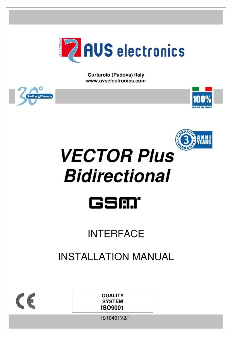 AVS Electronics VECTOR Plus User manual