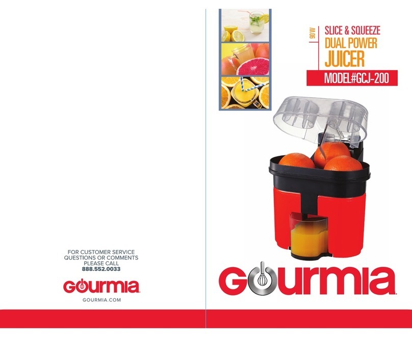 Gourmia GCJ-200 User manual Gourmia GCJ-200 User manual