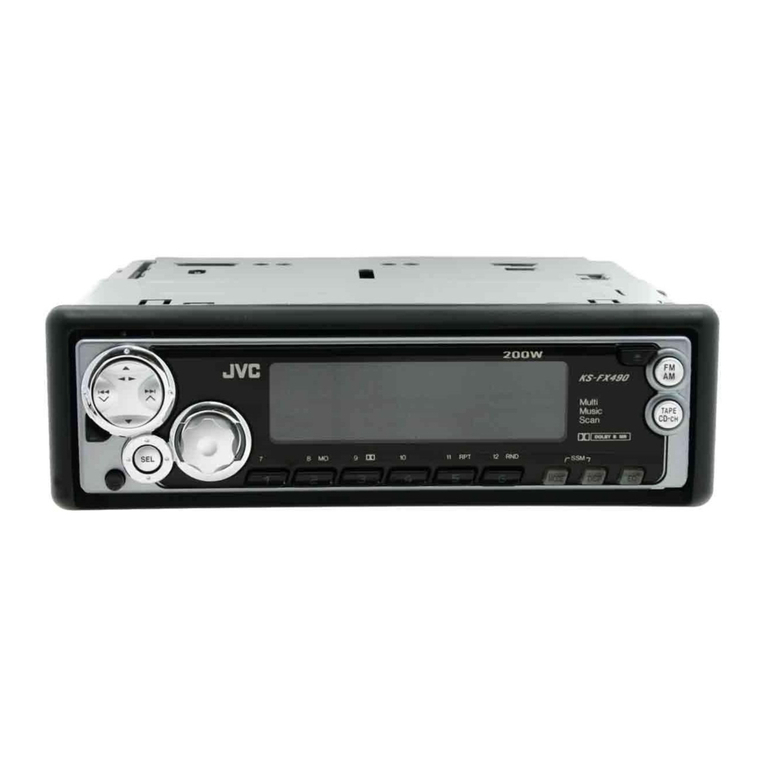 JVC KS-FX490 - Radio / Cassette Player User manual