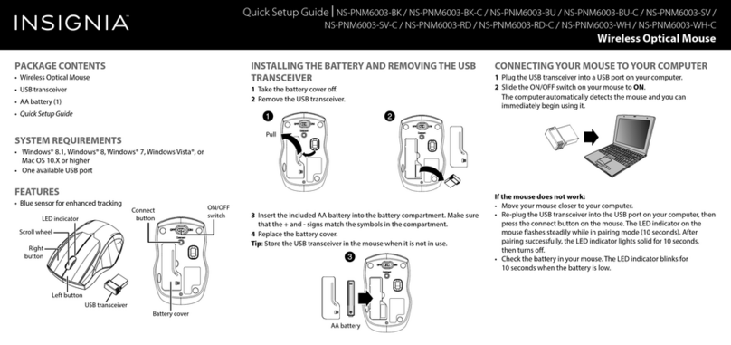 Insignia NS-PNM6003-BK-C User manual Insignia NS-PNM6003-BK-C User manual