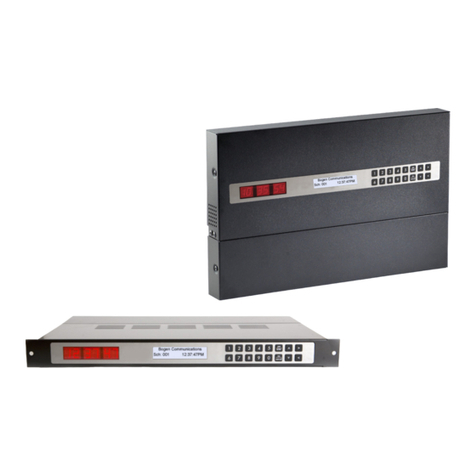 Bogen 3000 Series installation manual