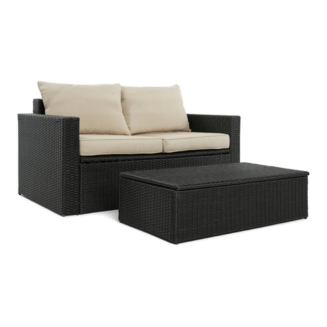 Serta Laguna Sofa & Table Set Assembly instructions