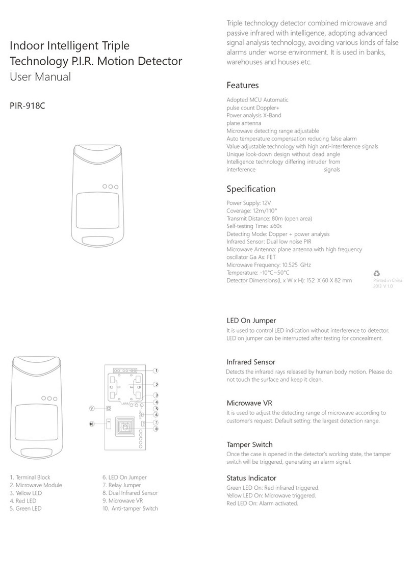 Chuango PIR-918C user manual
