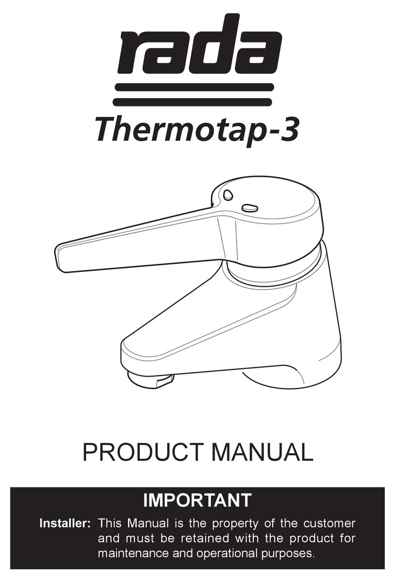 rada thermotap-3 product manual