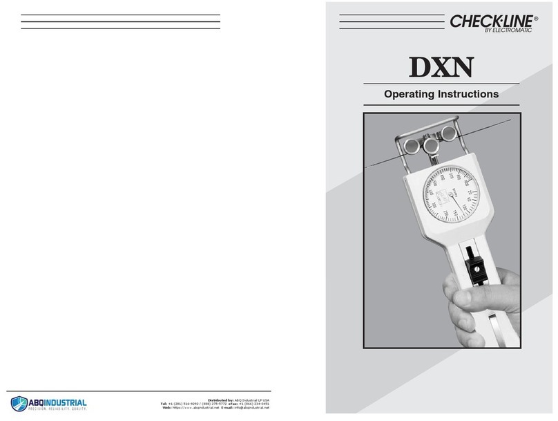 Check-line DXN operating instructions