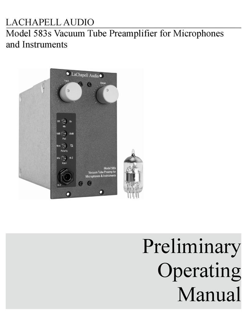 LaChapell Audio 583S MKII User manual