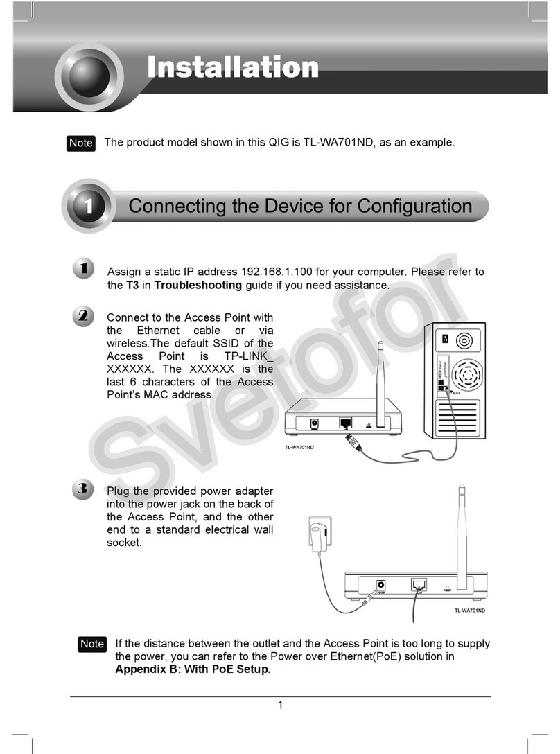 TP-Link TL-WA701ND User manual