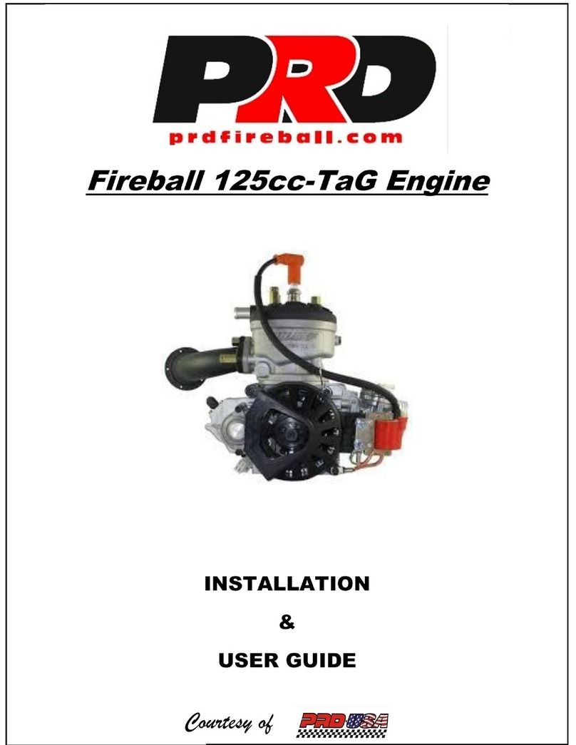 PRD Fireball 125cc-TaG Installation & user guide