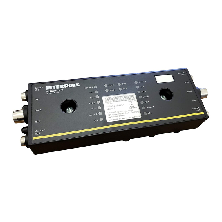 Interroll MultiControl Operating and programming manual