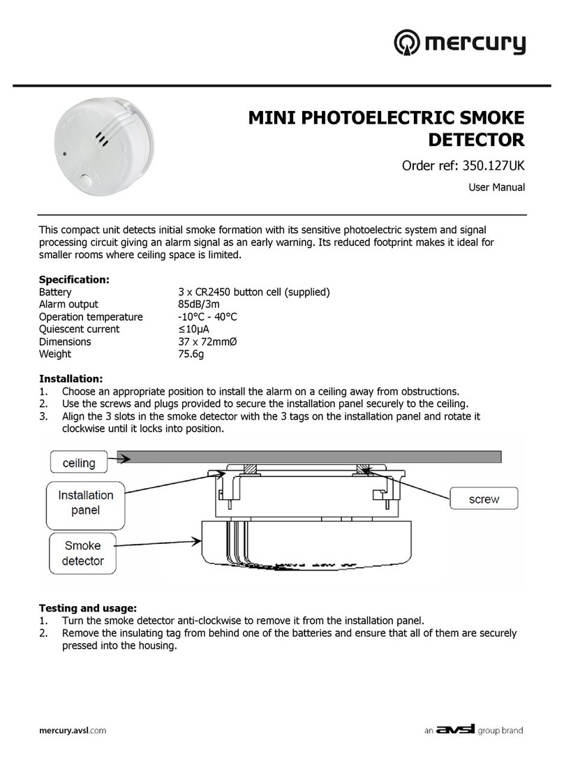 Mercury 350.127UK user manual