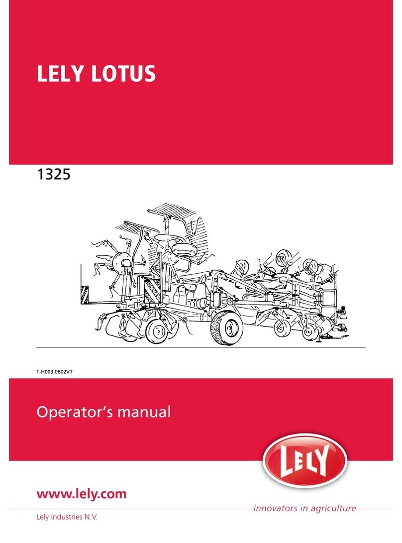LELY LOTUS 1325 User manual