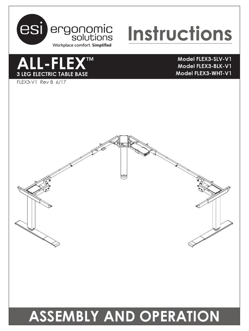 ESI ALL-FLEX FLEX3-SLV-V1 Assembly and operation