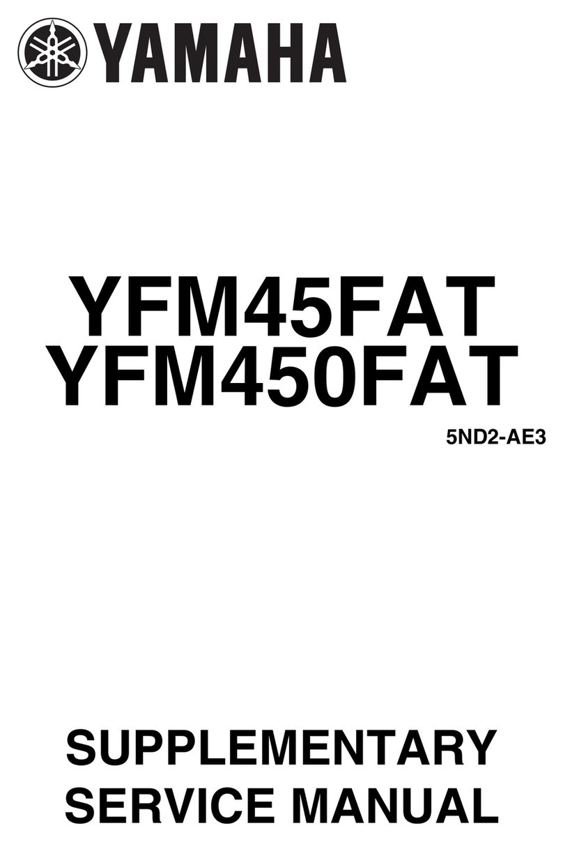 Yamaha YFM45FAT Supplementary service manual
