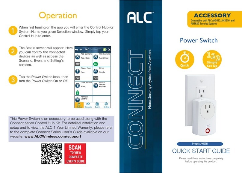 ALC AHSS41 quick start guide