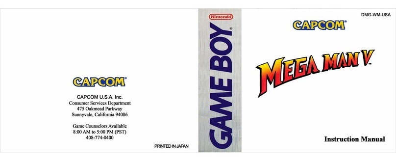 Capcom MEGA MAN V instruction manual
