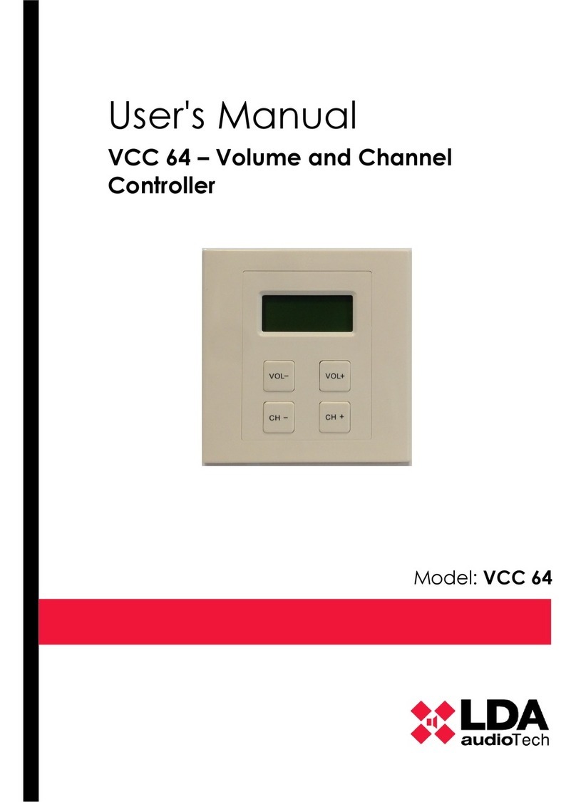 LDA Audio Tech VCC-64 user manual