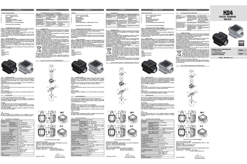 Piusi K24 Use and maintenance manual