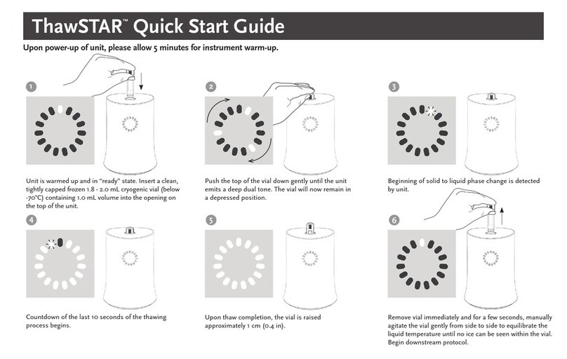 BioCision ThawSTAR quick start guide BioCision ThawSTAR quick start guide