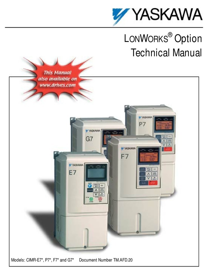 YASKAWA CIMR-E7 series Technical manual