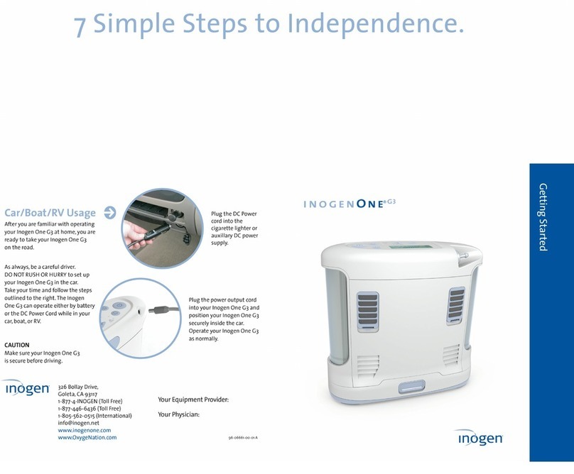 Inogen One G3 User manual