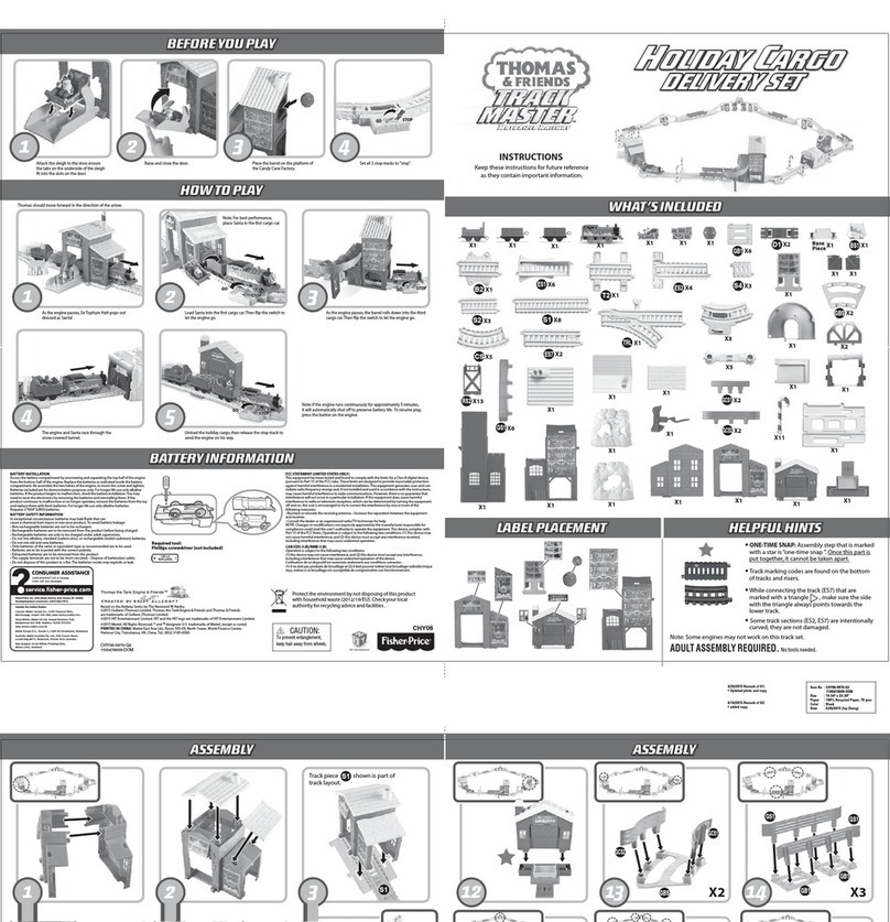 Thomas & Friends CHY06 User manual