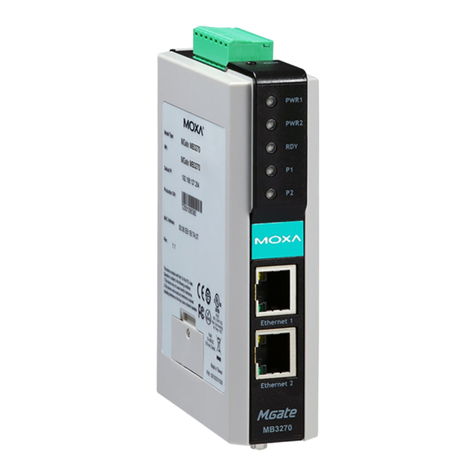 Moxa Technologies MGate MB3270I User manual