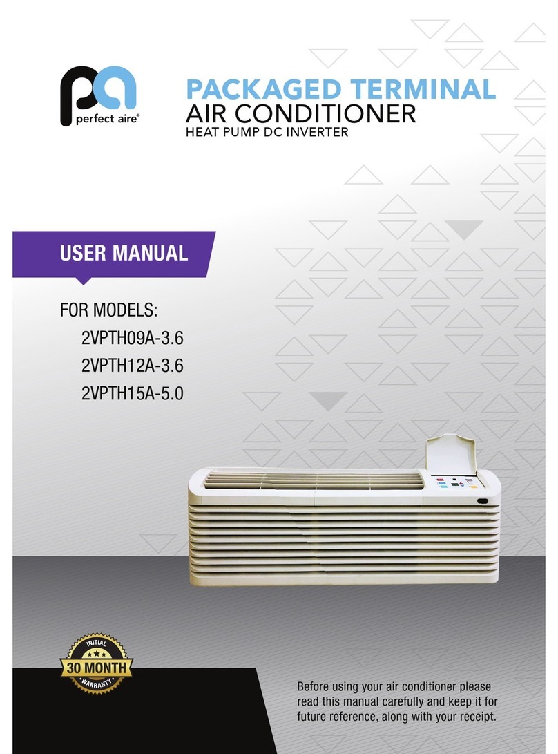 Perfect Aire 2VPTH09A-3.6 User manual