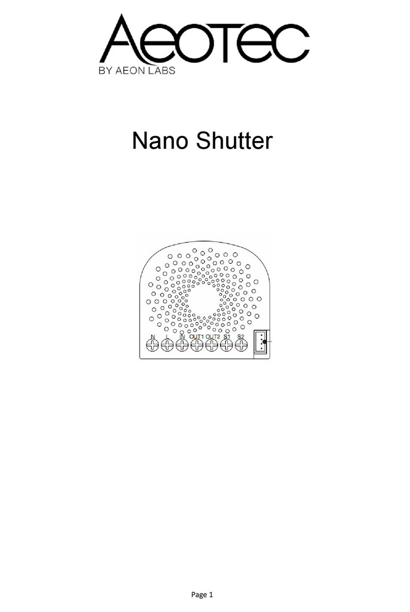 Aeotec Nano Shutter manual