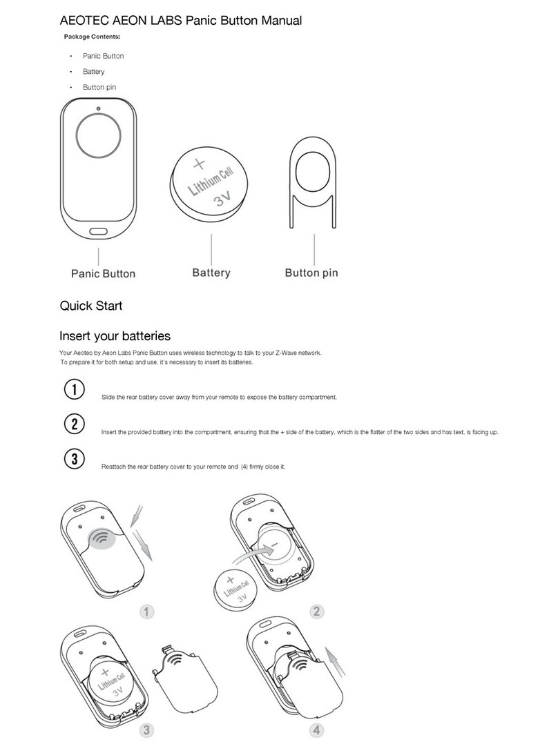 Aeotec Panic Button User manual
