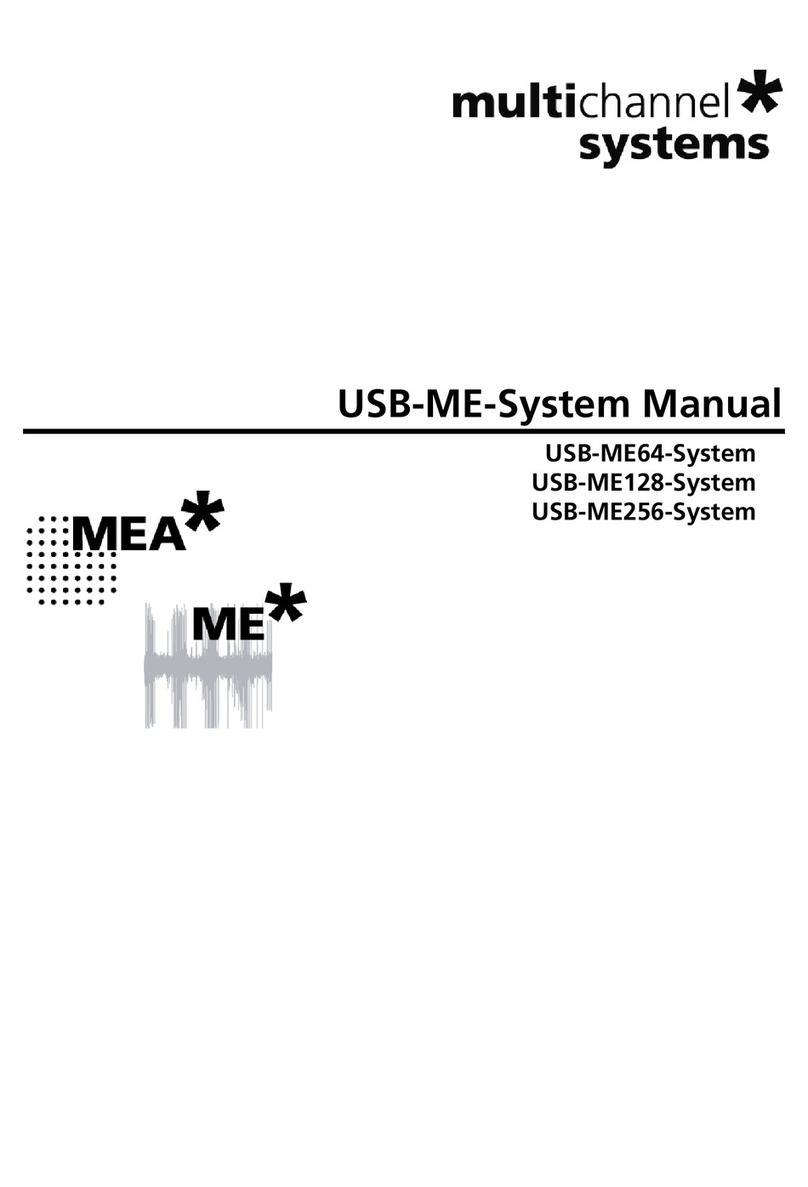 Multi Channel Systems USB-ME64-System System manual