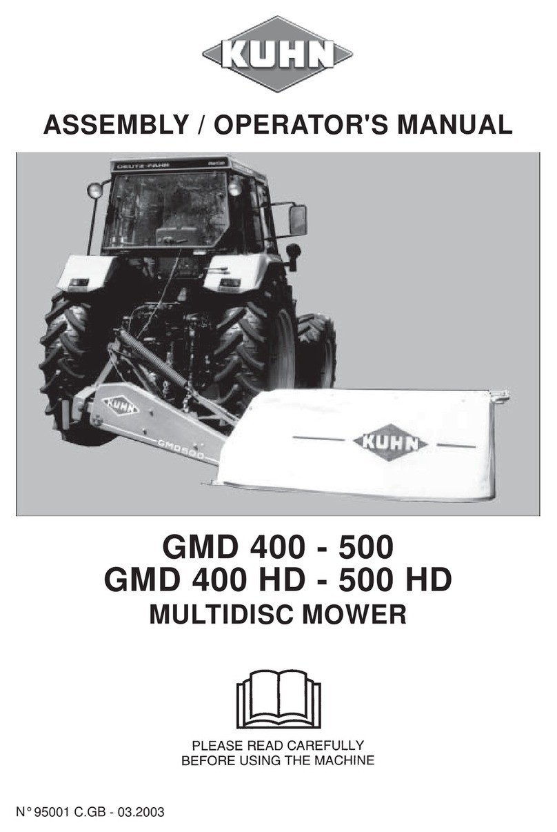 KUHN GMD 400 User manual
