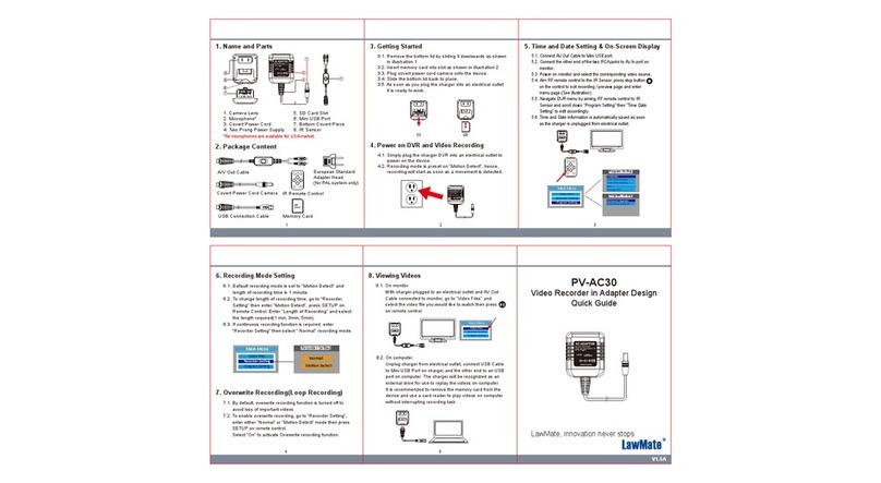 Lawmate PV-AC30 User manual