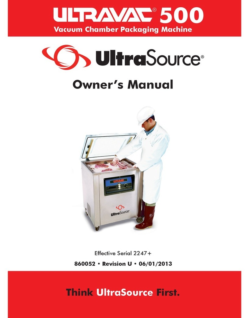 ULTRASOURCE Ultravac 500 owner's manual