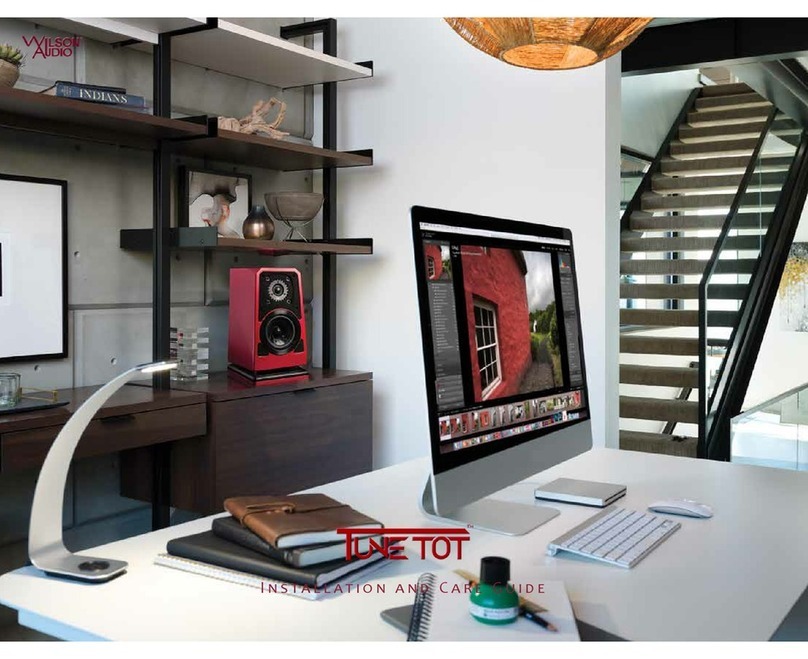 WILSON AUDIO TuneTot Installation and care guide