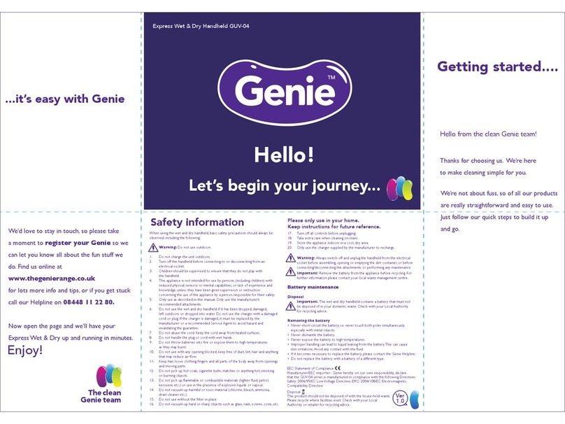 Genie GUV-04 manual