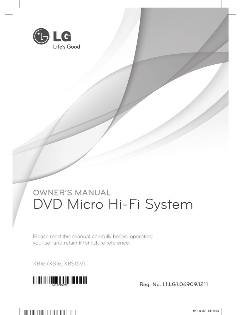 LG XBS16V owner's manual