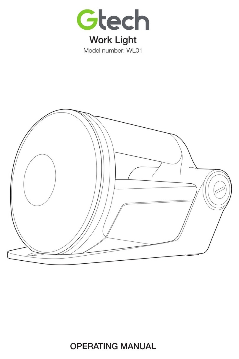 Gtech WL01 operating manual
