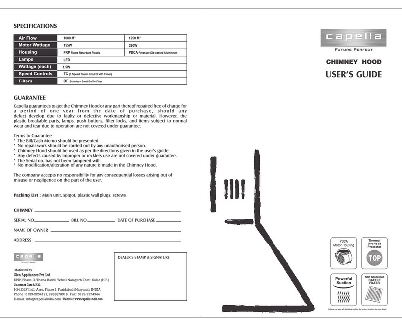 Glen Capella GL 6052 TC user guide