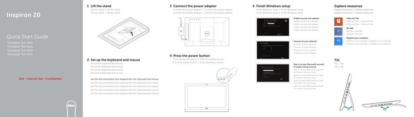 Dell Inspiron 20 User manual Dell Inspiron 20 User manual
