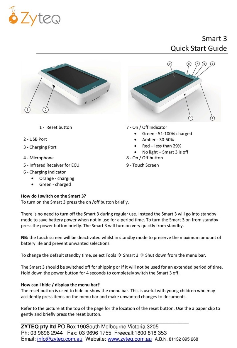 Zyteq Smart 3 quick start guide