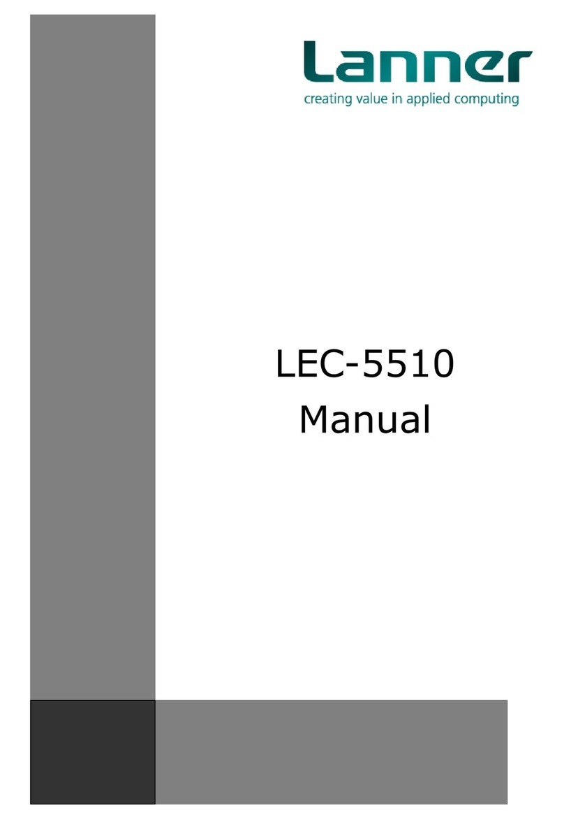 Lanner LEC-5510 User manual