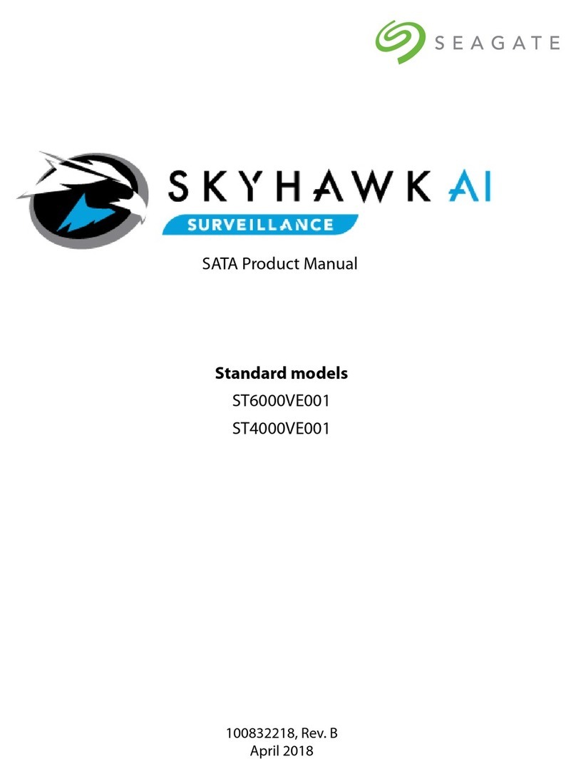 Seagate Skyhawk AI ST6000VE001 User manual