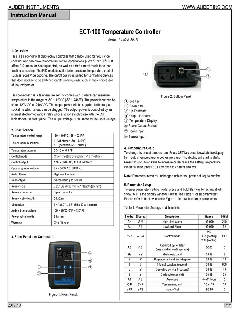 Auber Instruments ECT-100 instruction manual