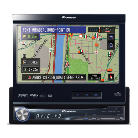 Pioneer AVIC-X3/XU/EW5 User manual Pioneer AVIC-X3/XU/EW5 User manual