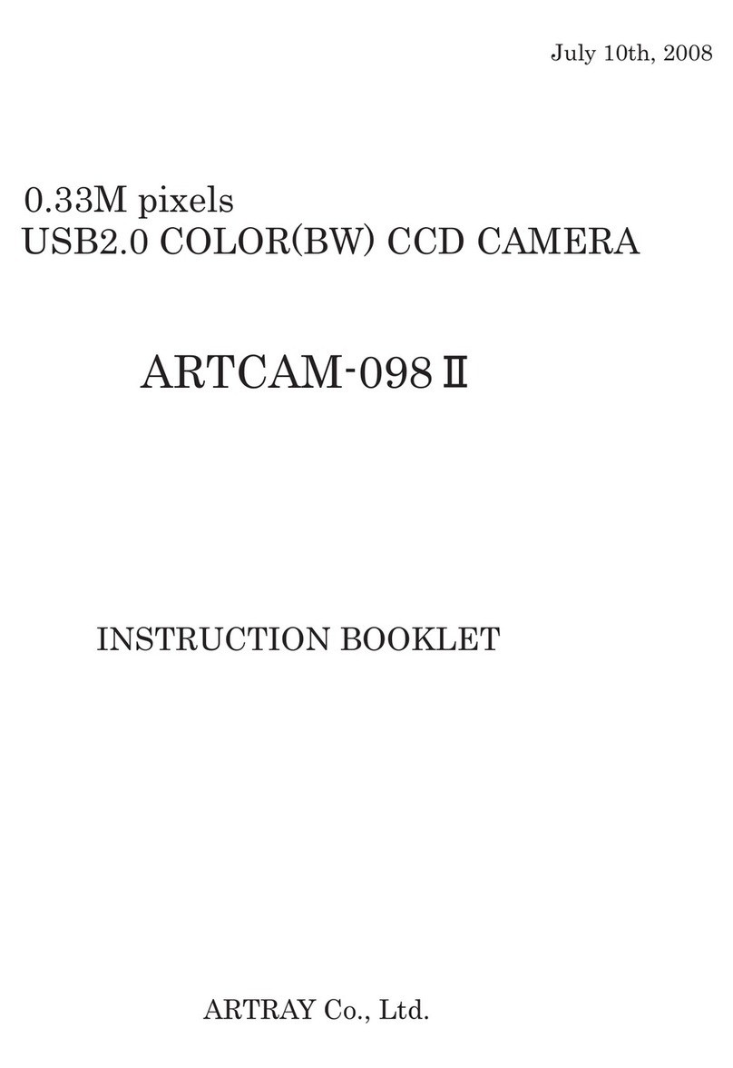 ARTRAY ARTCAM-098 II User manual