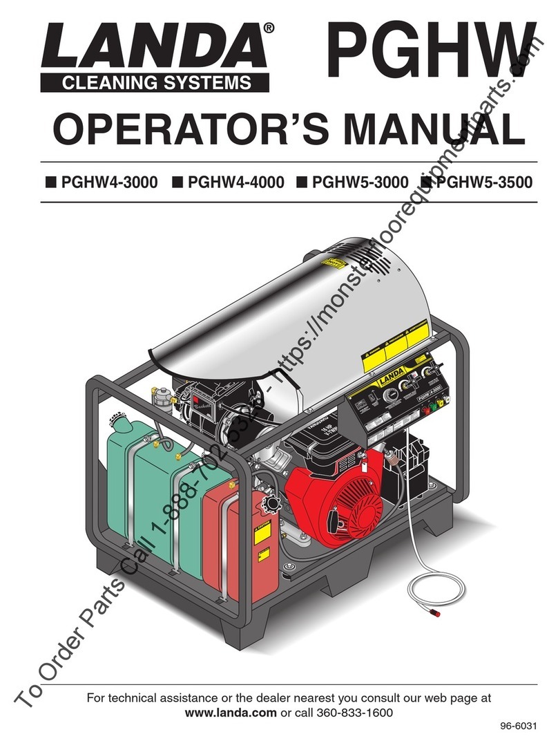 Landa PGHW4-3000 Operator's manual