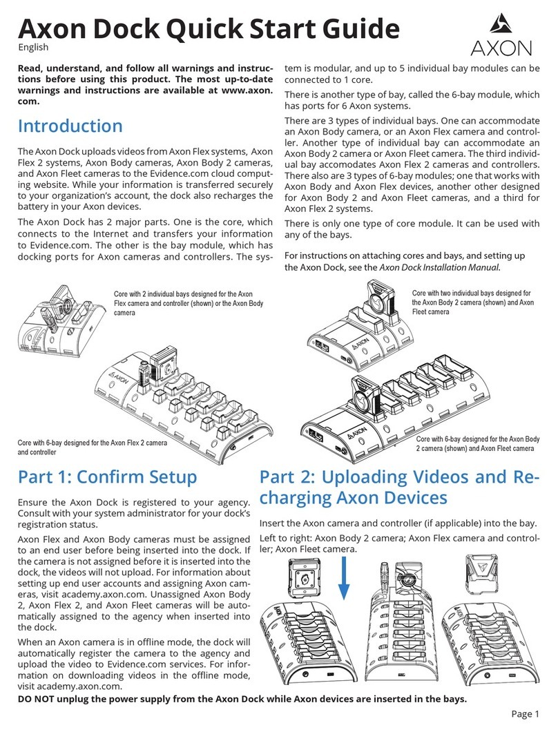 Axon Dock quick start guide